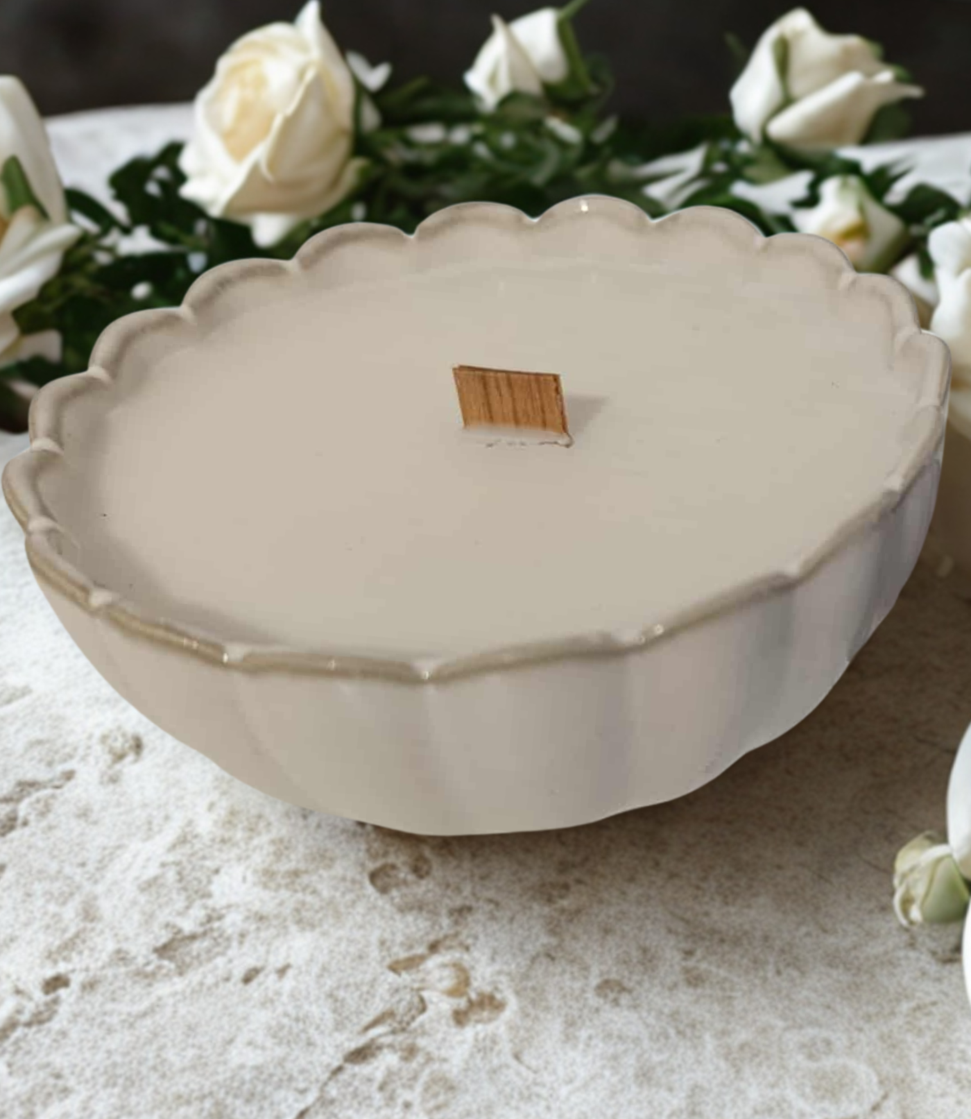 Ritualkerze Soma Luna Mondblüte "Fleur de lune"